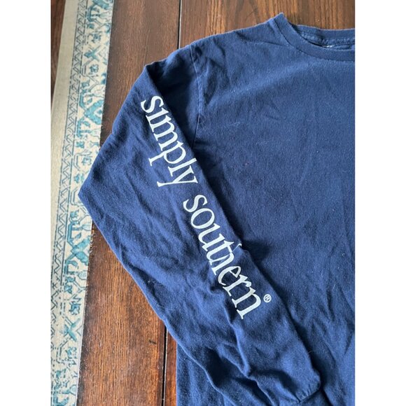 Simply Southern Blue Salt Water Heals All Long Sleeve T-Shirt Small - Picture 4 of 8